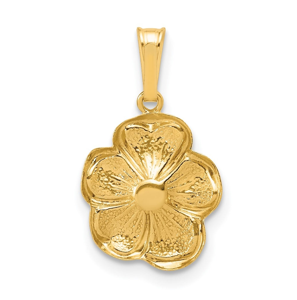 1/20 14K Gold Filled 11 x 12mm Flower Pendant