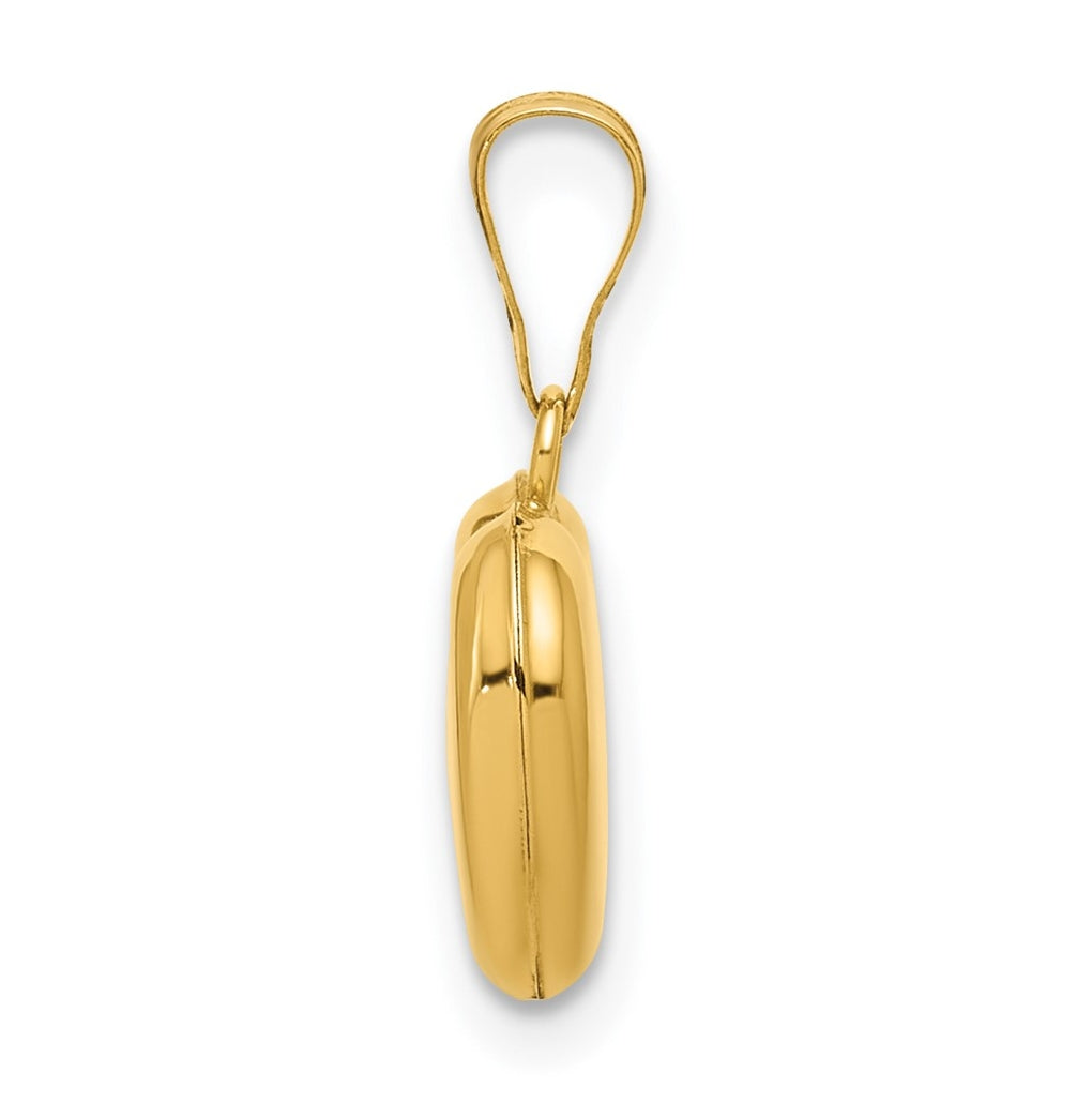 1/20 14K Gold Filled 10mm Heart Pendant