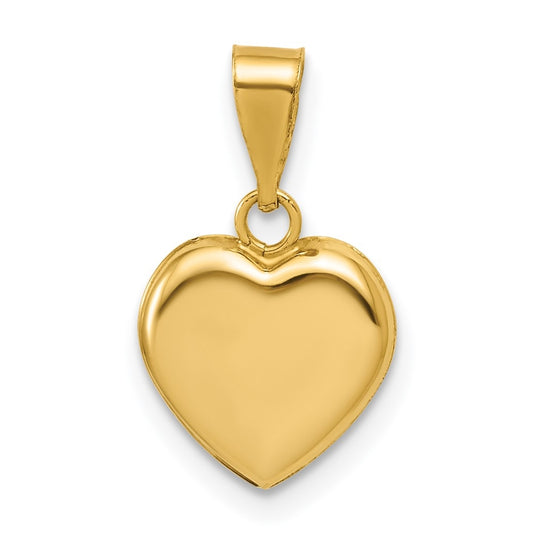 1/20 14K Gold Filled 10mm Heart Pendant