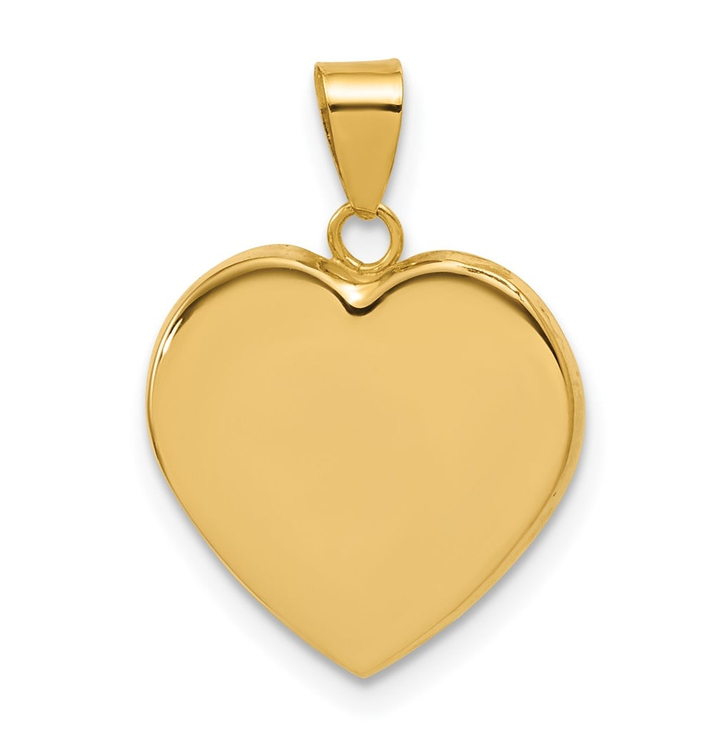 1/20 14K Gold Filled 14mm Heart Pendant
