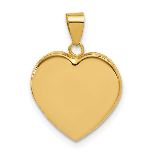 1/20 14K Gold Filled 14mm Heart Pendant