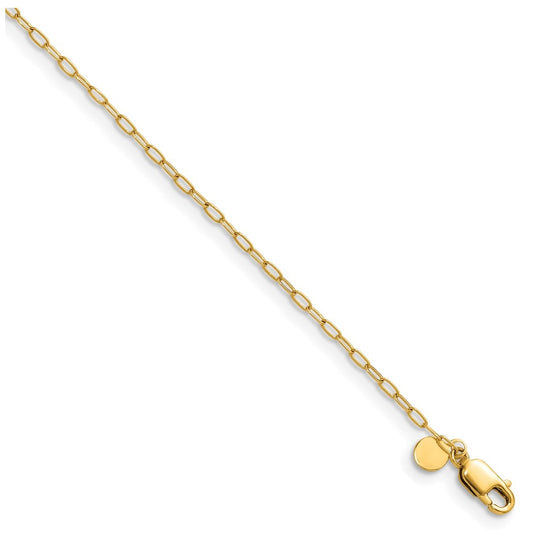 1/20 14K Gold Filled PaperClip with Lobster Clasp Chain