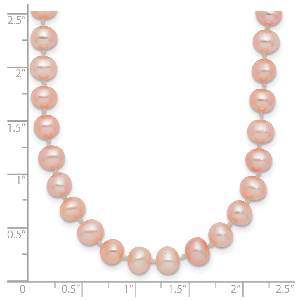 1/20 14K Gold Filled NearRound Freshwater Cultured Pearl Necklace