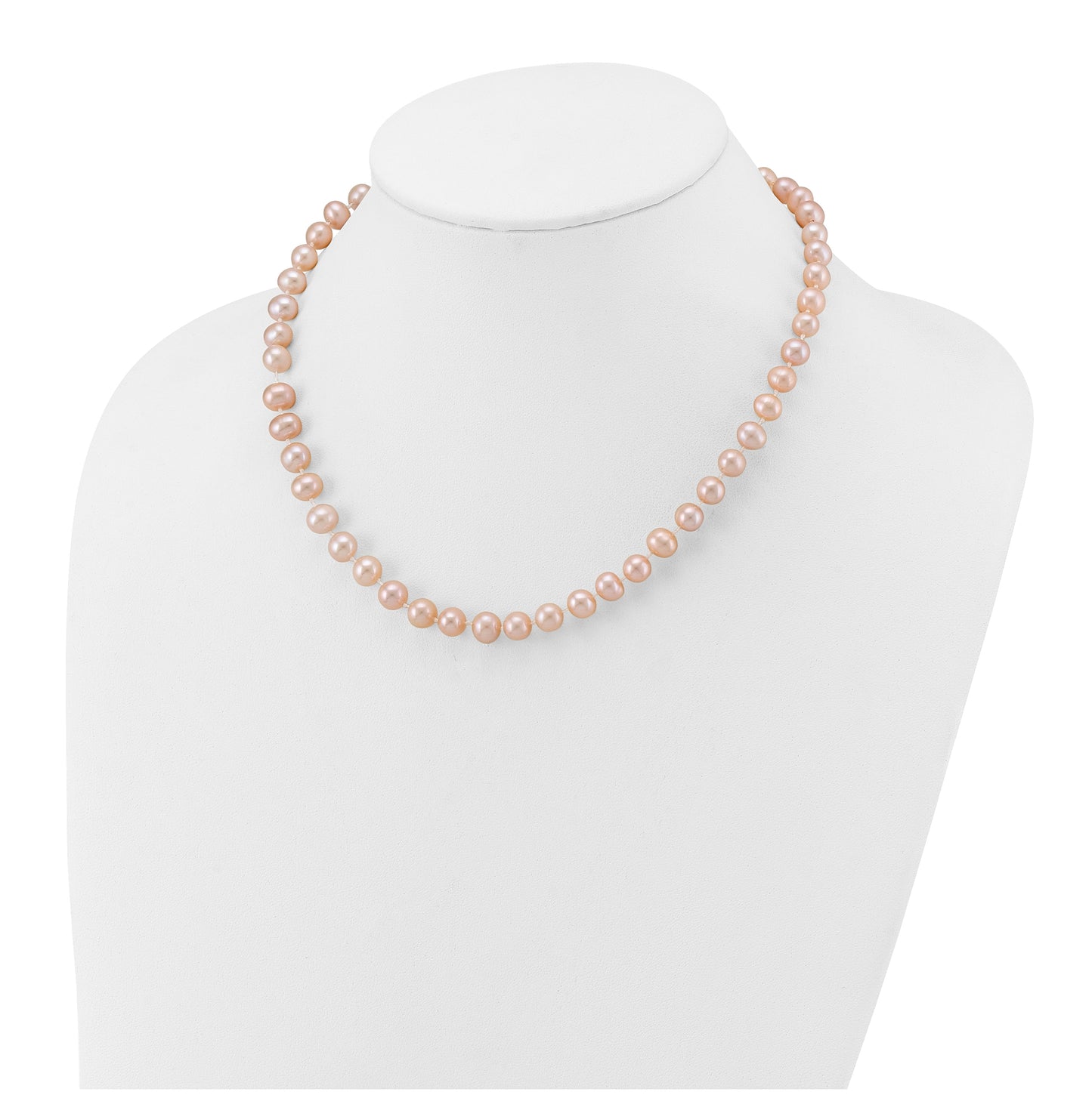 1/20 14K Gold Filled NearRound Freshwater Cultured Pearl Necklace