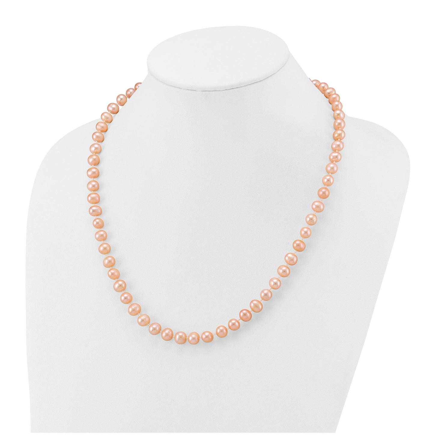 1/20 14K Gold Filled NearRound Freshwater Cultured Pearl Necklace