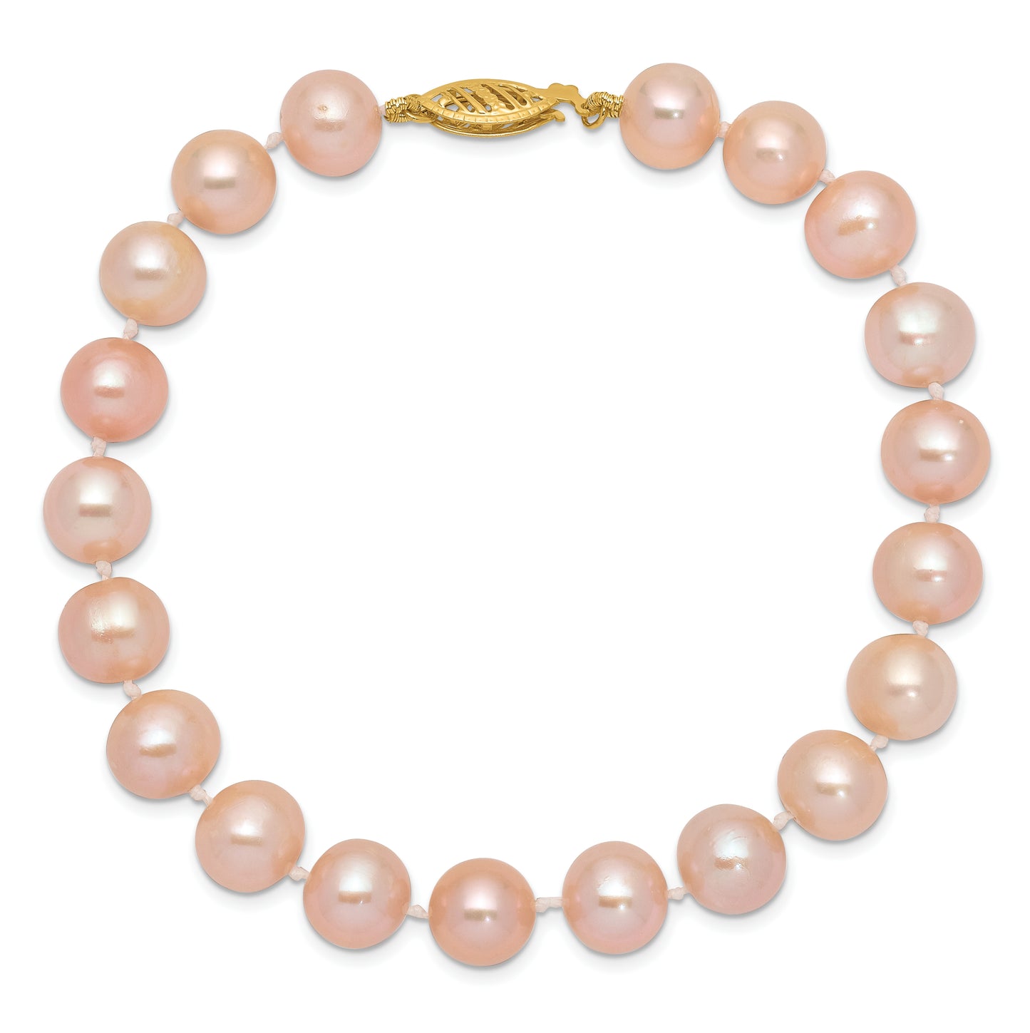 1/20 14K Gold Filled NearRound Freshwater Cultured Pearl Bracelet