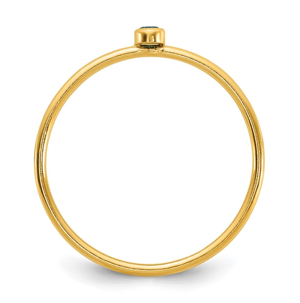 1/20 14K Gold Filled Bezel 1.0mm Stacking Ring