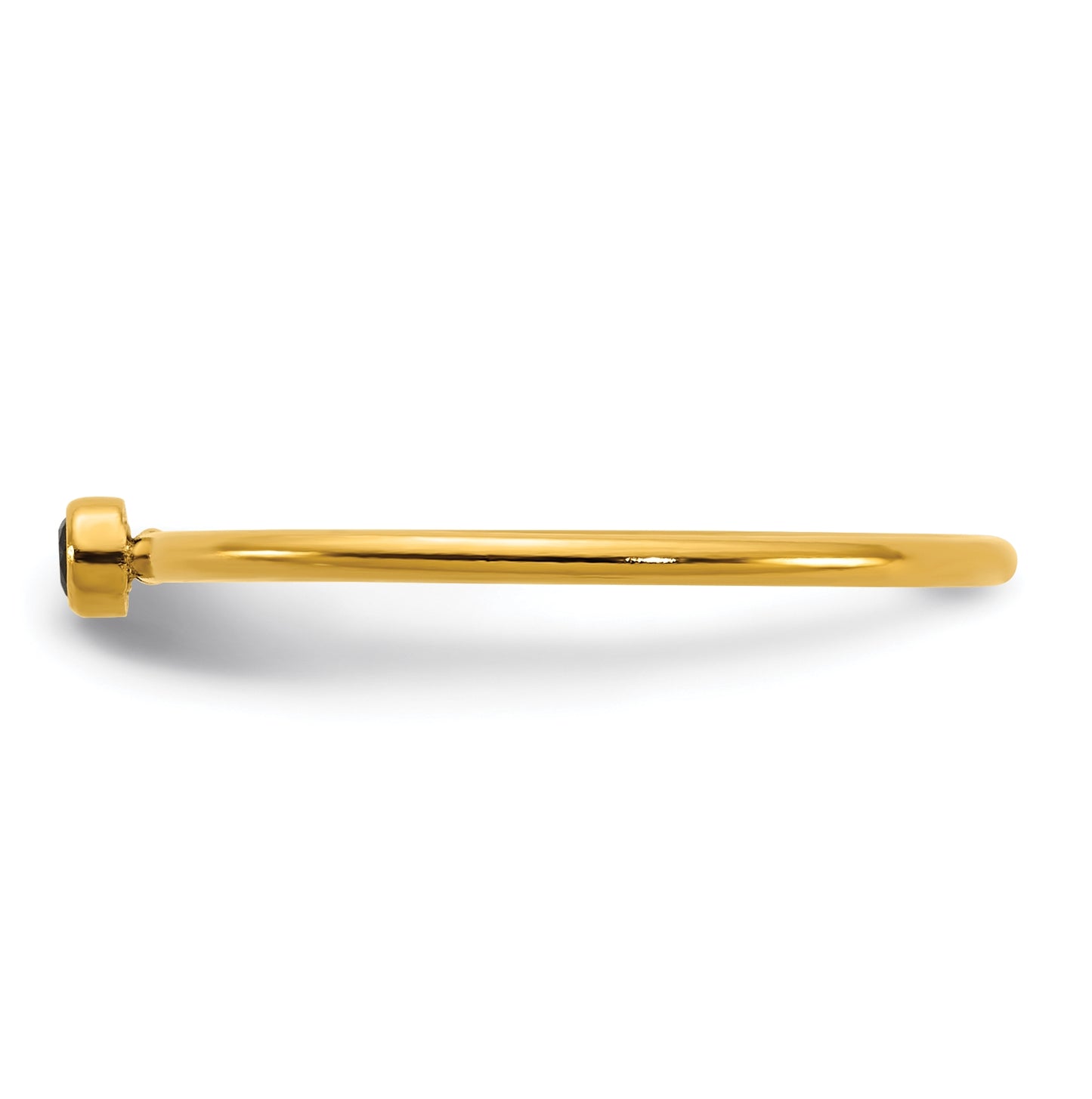 1/20 14K Gold Filled Bezel 1.0mm Stacking Ring