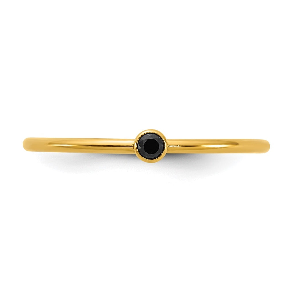 1/20 14K Gold Filled Bezel 1.0mm Stacking Ring