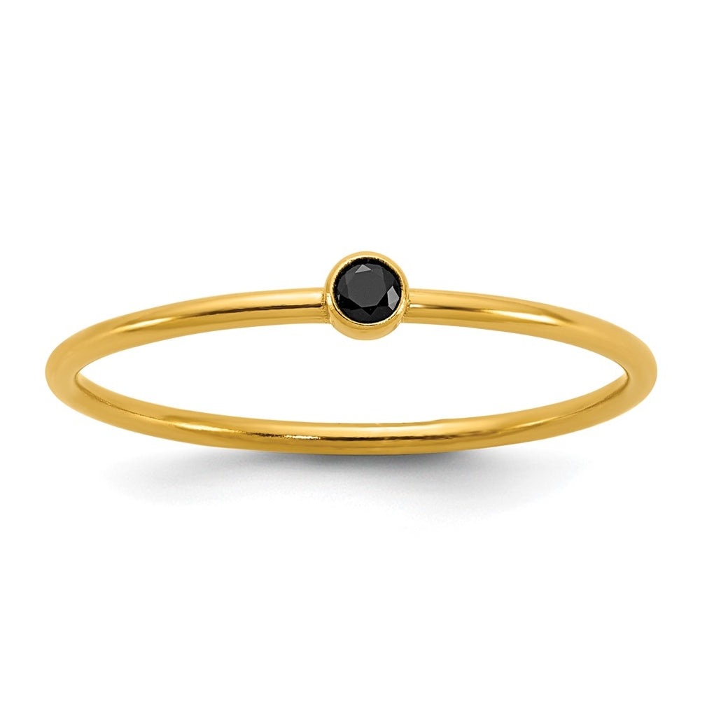 1/20 14K Gold Filled Bezel 1.0mm Stacking Ring