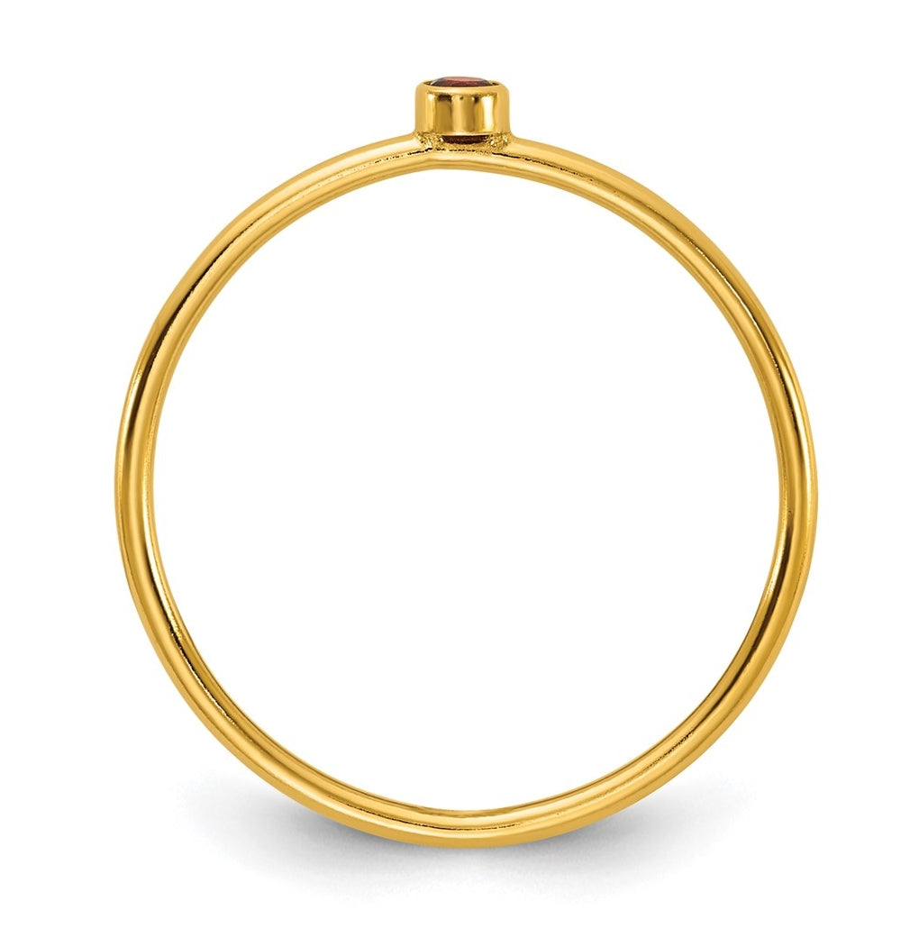 1/20 14K Gold Filled Bezel 1.0mm Stacking Ring