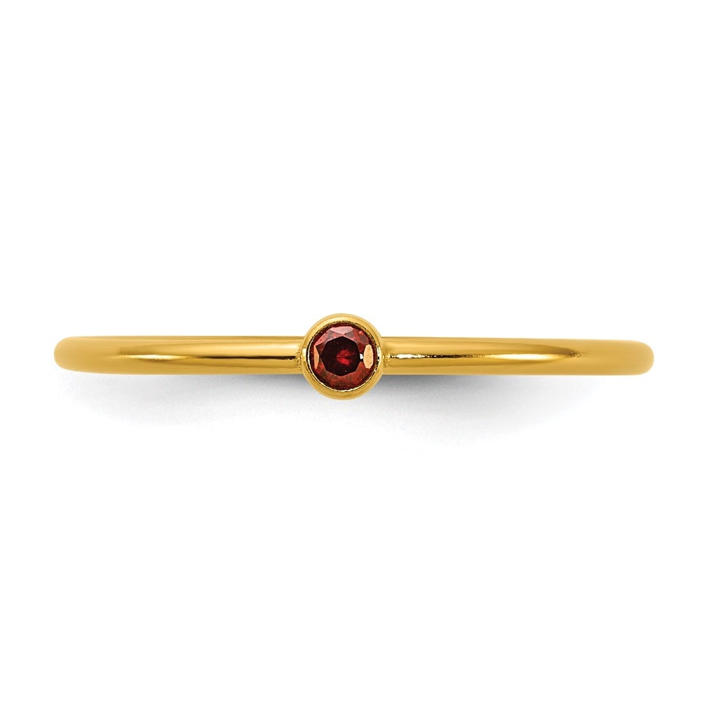 1/20 14K Gold Filled Bezel 1.0mm Stacking Ring