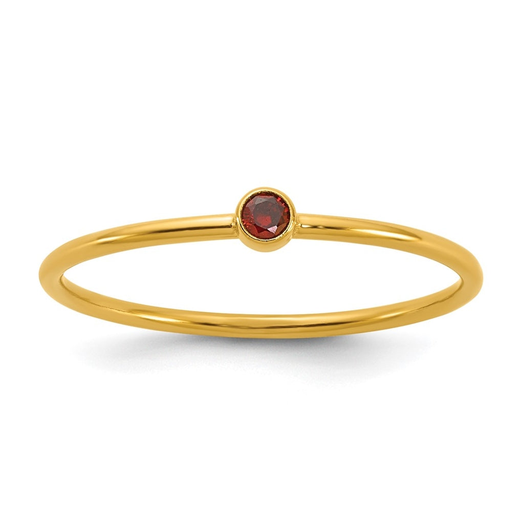 1/20 14K Gold Filled Bezel 1.0mm Stacking Ring