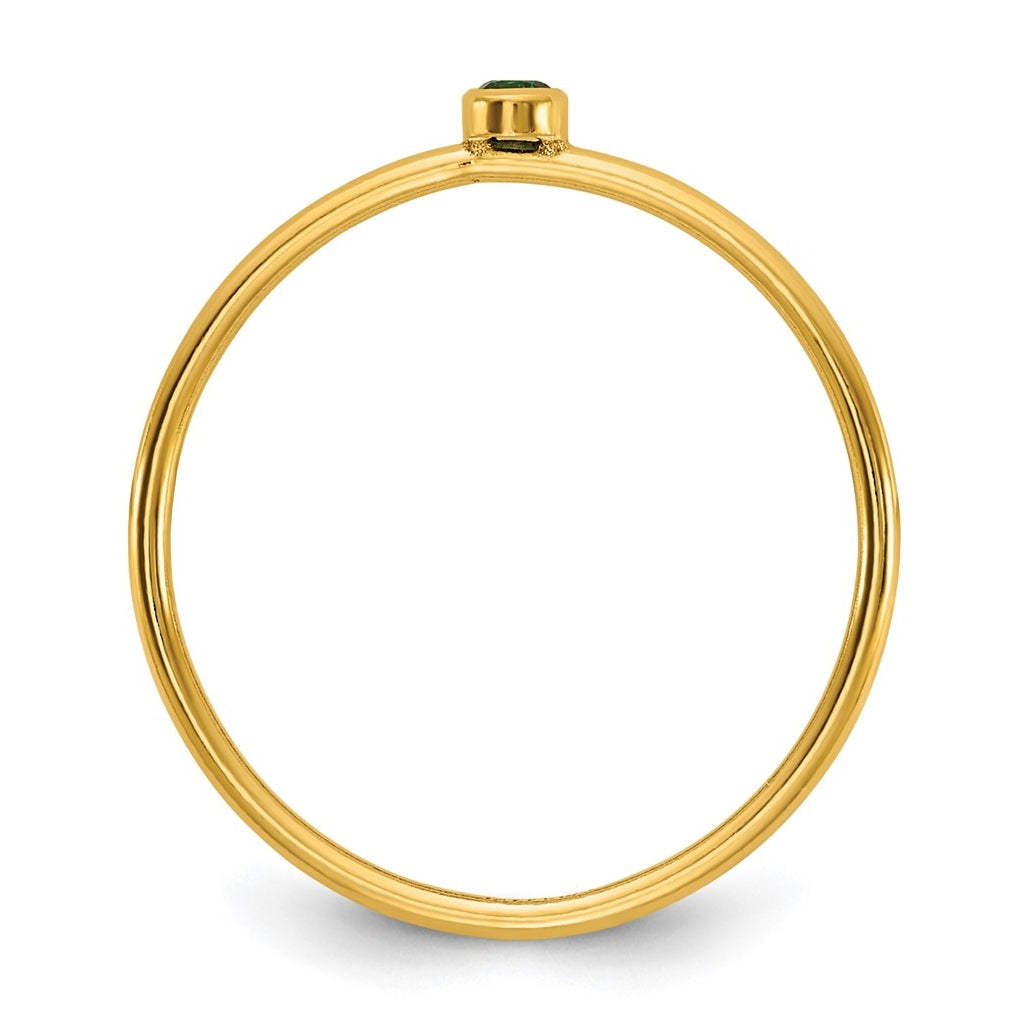 1/20 14K Gold Filled Bezel 1.0mm Stacking Ring