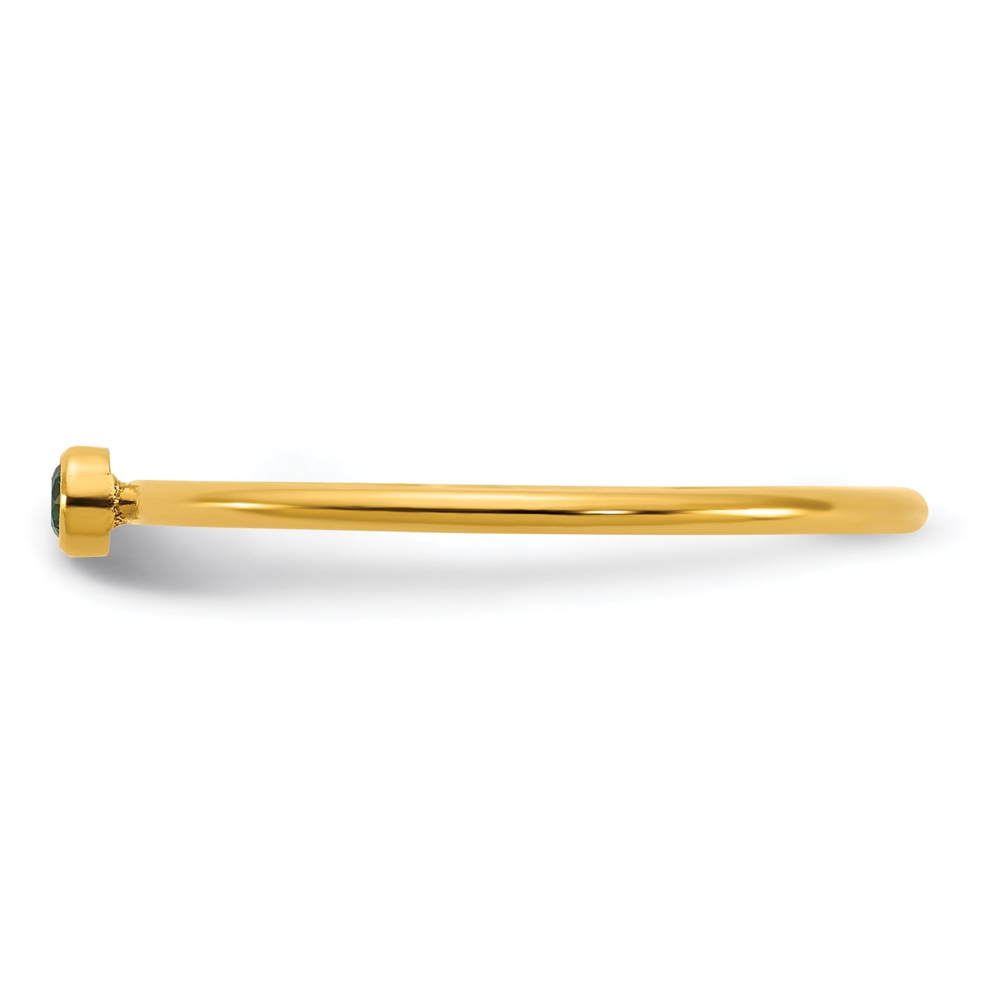 1/20 14K Gold Filled Bezel 1.0mm Stacking Ring