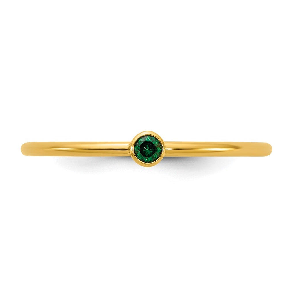 1/20 14K Gold Filled Bezel 1.0mm Stacking Ring