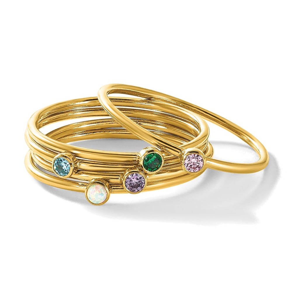 1/20 14K Gold Filled Bezel 1.0mm Stacking Ring