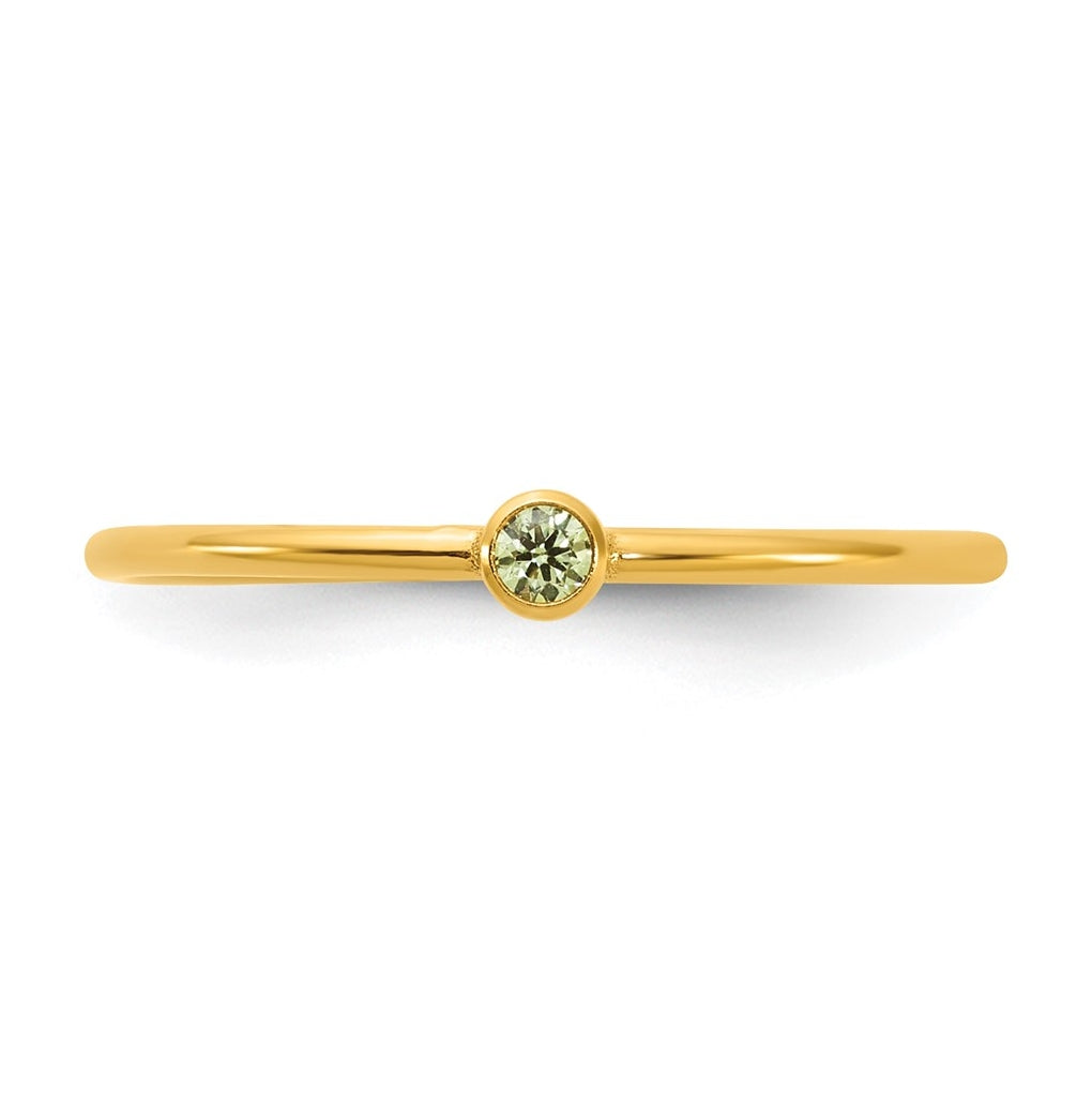 1/20 14K Gold Filled Bezel 1.0mm Stacking Ring