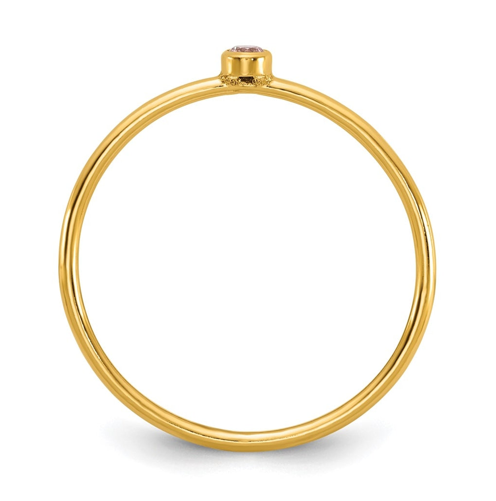 1/20 14K Gold Filled Bezel 1.0mm Stacking Ring