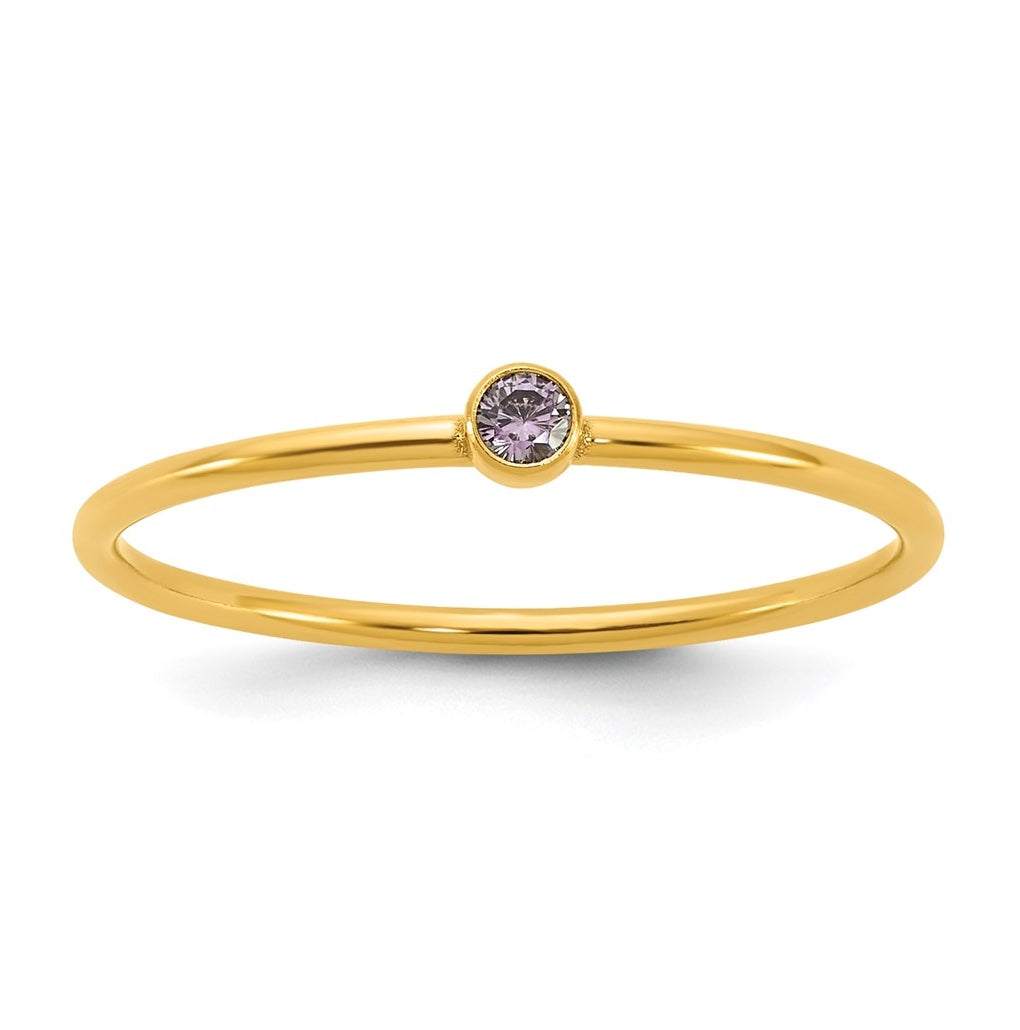 1/20 14K Gold Filled Bezel 1.0mm Stacking Ring