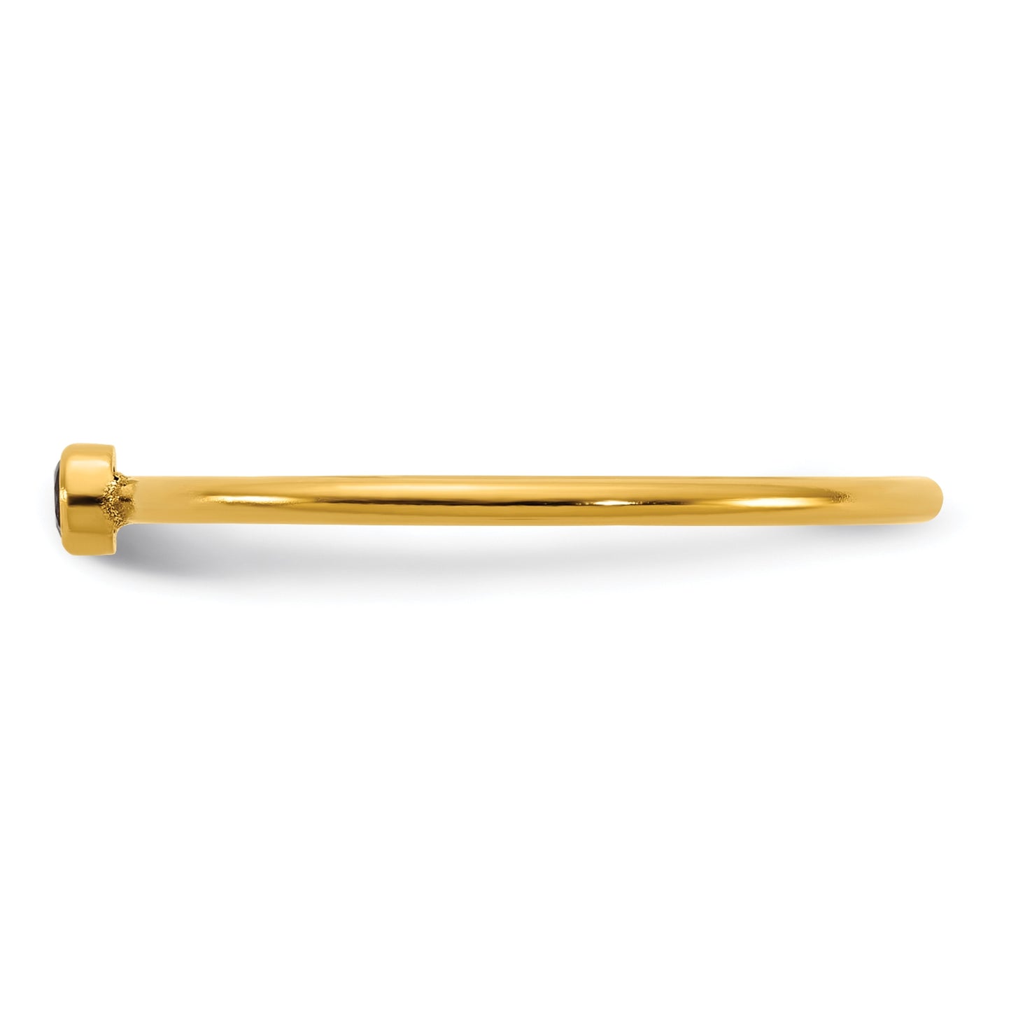 1/20 14K Gold Filled Bezel 1.0mm Stacking Ring