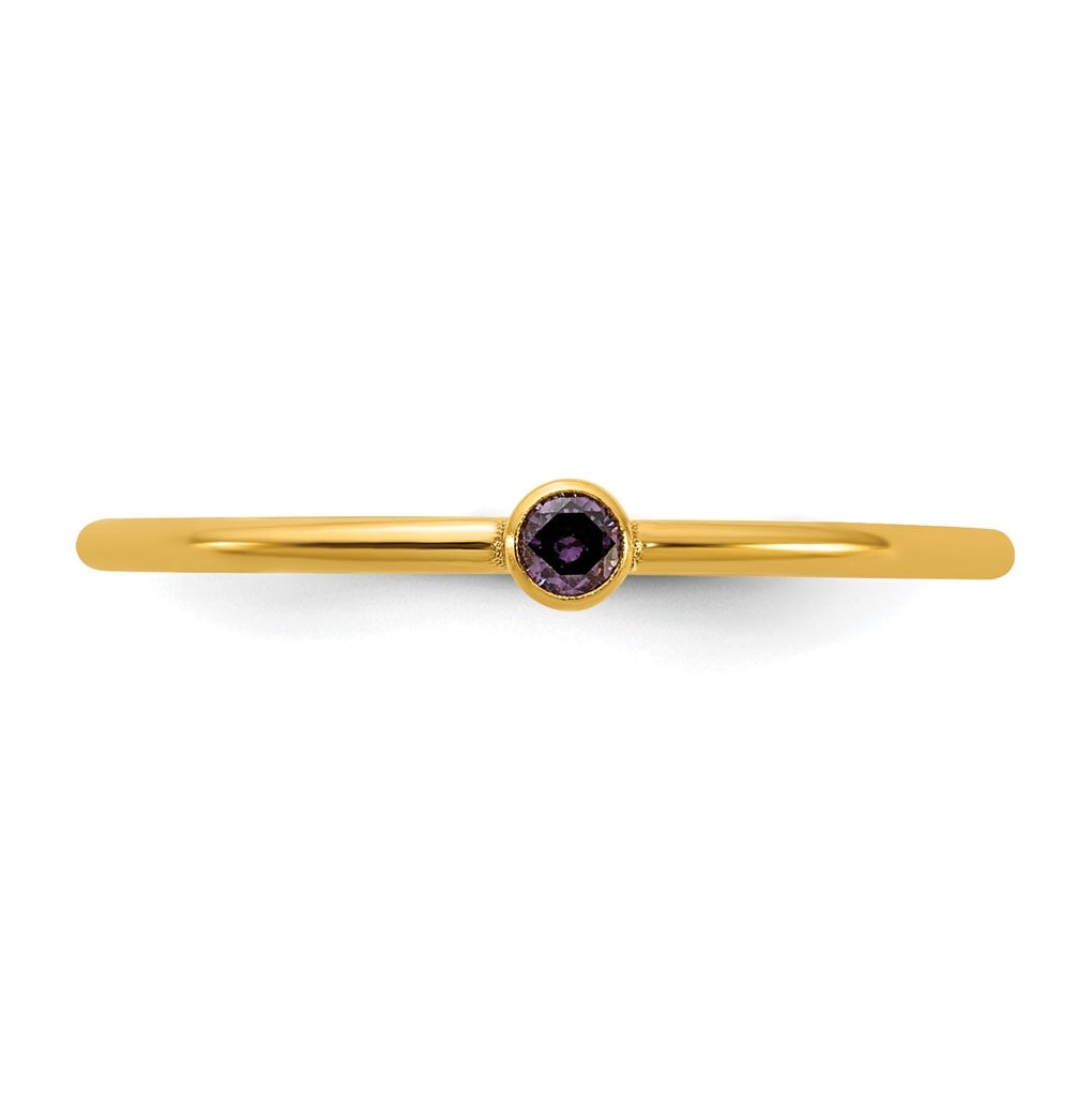 1/20 14K Gold Filled Bezel 1.0mm Stacking Ring