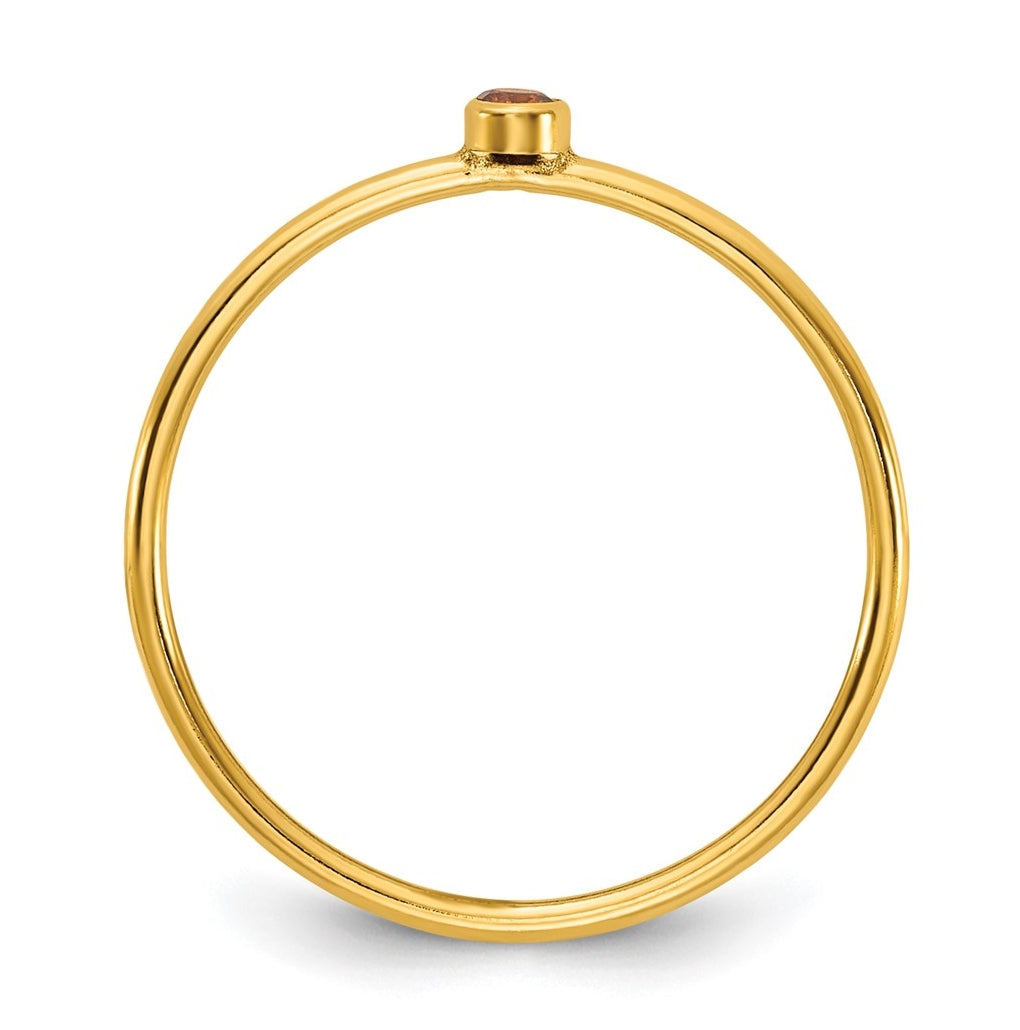 1/20 14K Gold Filled Bezel 1.0mm Stacking Ring