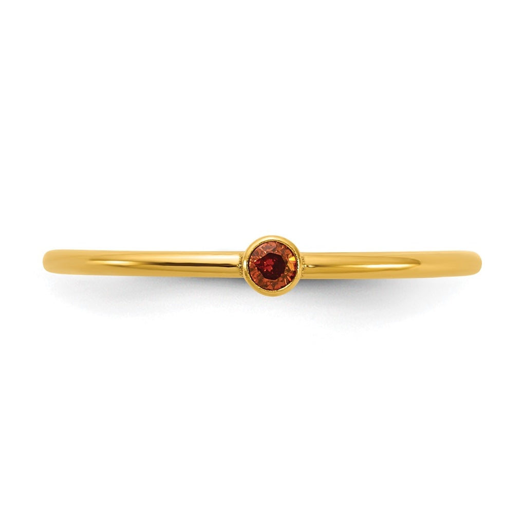 1/20 14K Gold Filled Bezel 1.0mm Stacking Ring