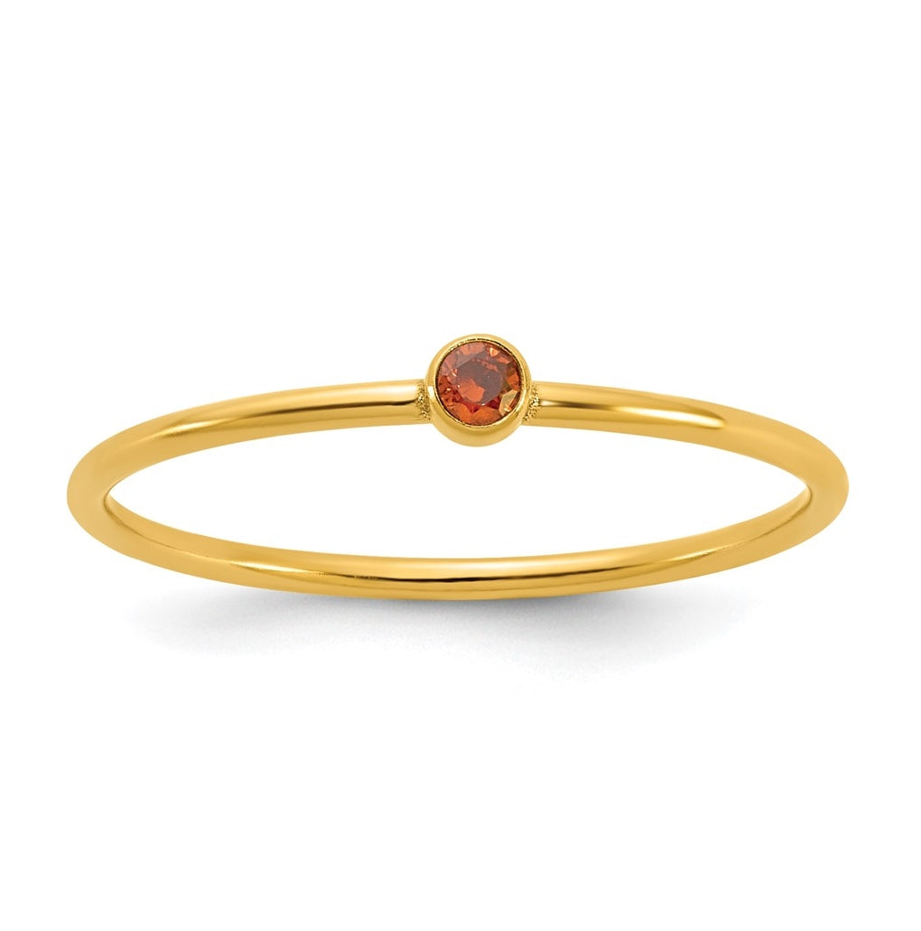 1/20 14K Gold Filled Bezel 1.0mm Stacking Ring