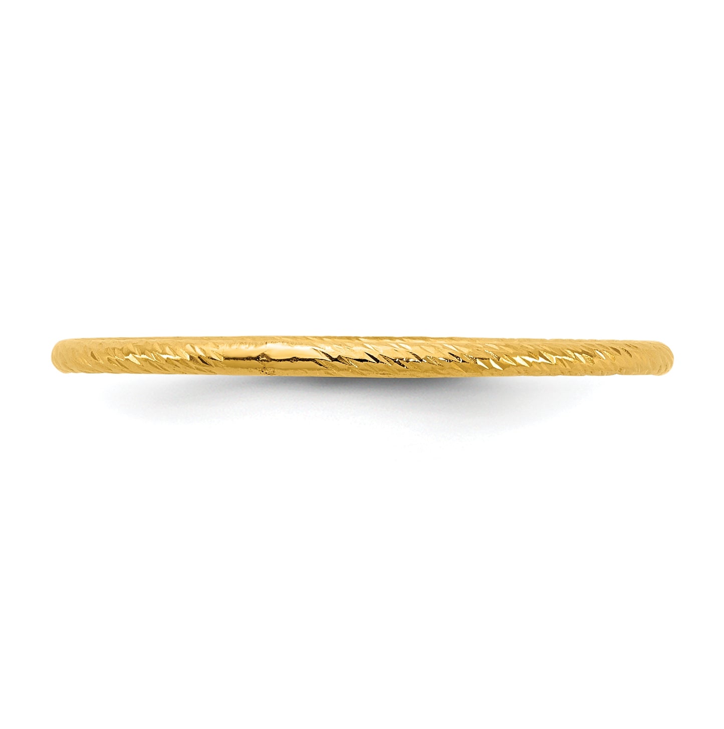 1/20 14K Gold Filled Sparkle 1.0mm Stacking Ring