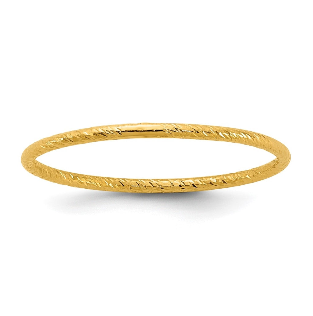 1/20 14K Gold Filled Sparkle 1.0mm Stacking Ring