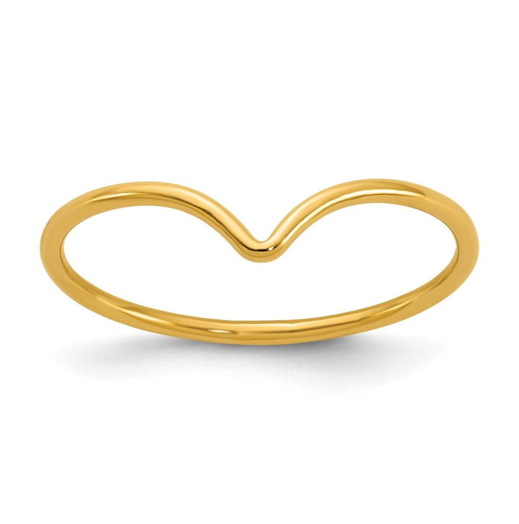 1/20 14K Gold Filled Chevron 1.0mm Ring