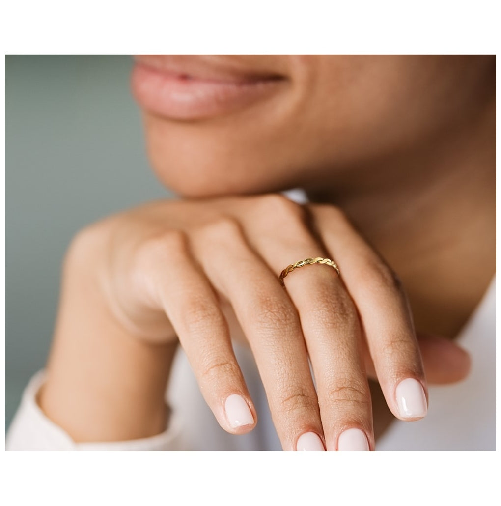 1/20 14K Gold Filled Woven 2.40mm Ring