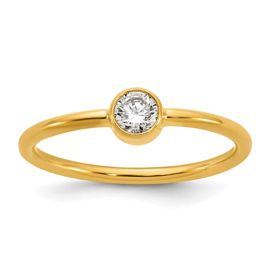 1/20 14K Gold Filled CZ 1.50mm Ring