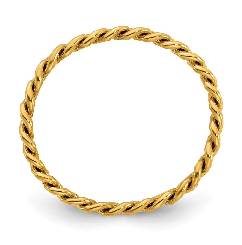 1/20 14K Gold Filled 2.90mm Curb Link Chain Ring-Size 6.5-7.5