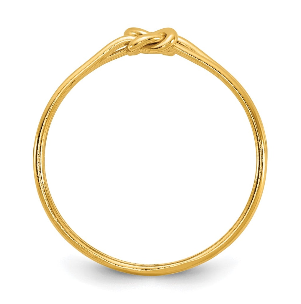 1/20 14K Gold Filled Double Love Knot 2.0mm Ring