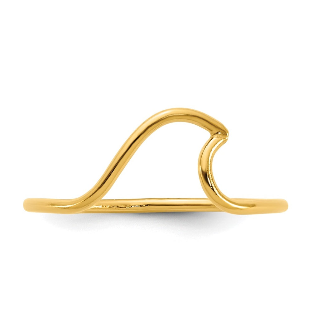 1/20 14K Gold Filled Wave 1.0mm Ring
