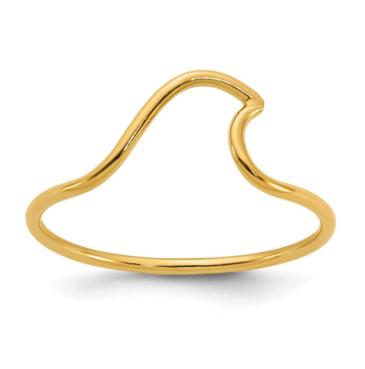 1/20 14K Gold Filled Wave 1.0mm Ring