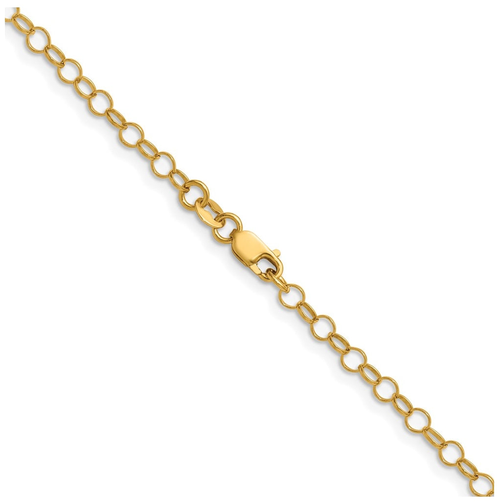 1/20 14K Gold Filled Rolo with Lobster Clasp Chain