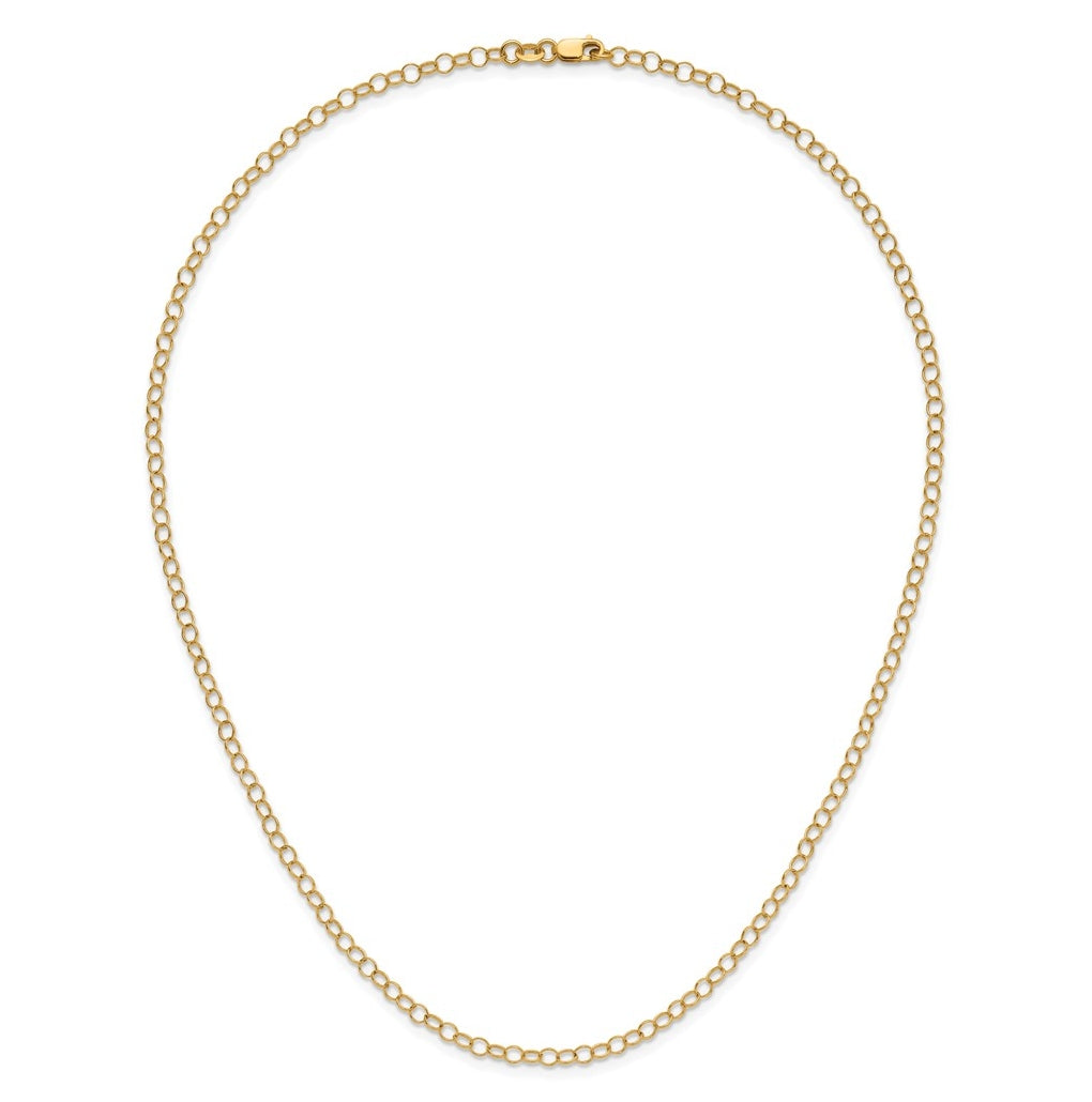 1/20 14K Gold Filled Rolo with Lobster Clasp Chain