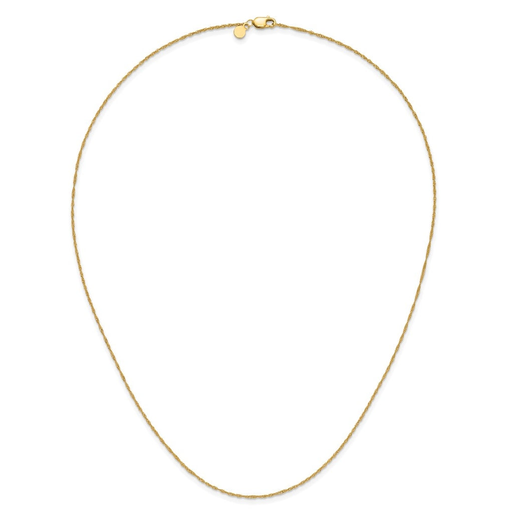 1/20 14K Gold Filled Singapore with Lobster Clasp Chain