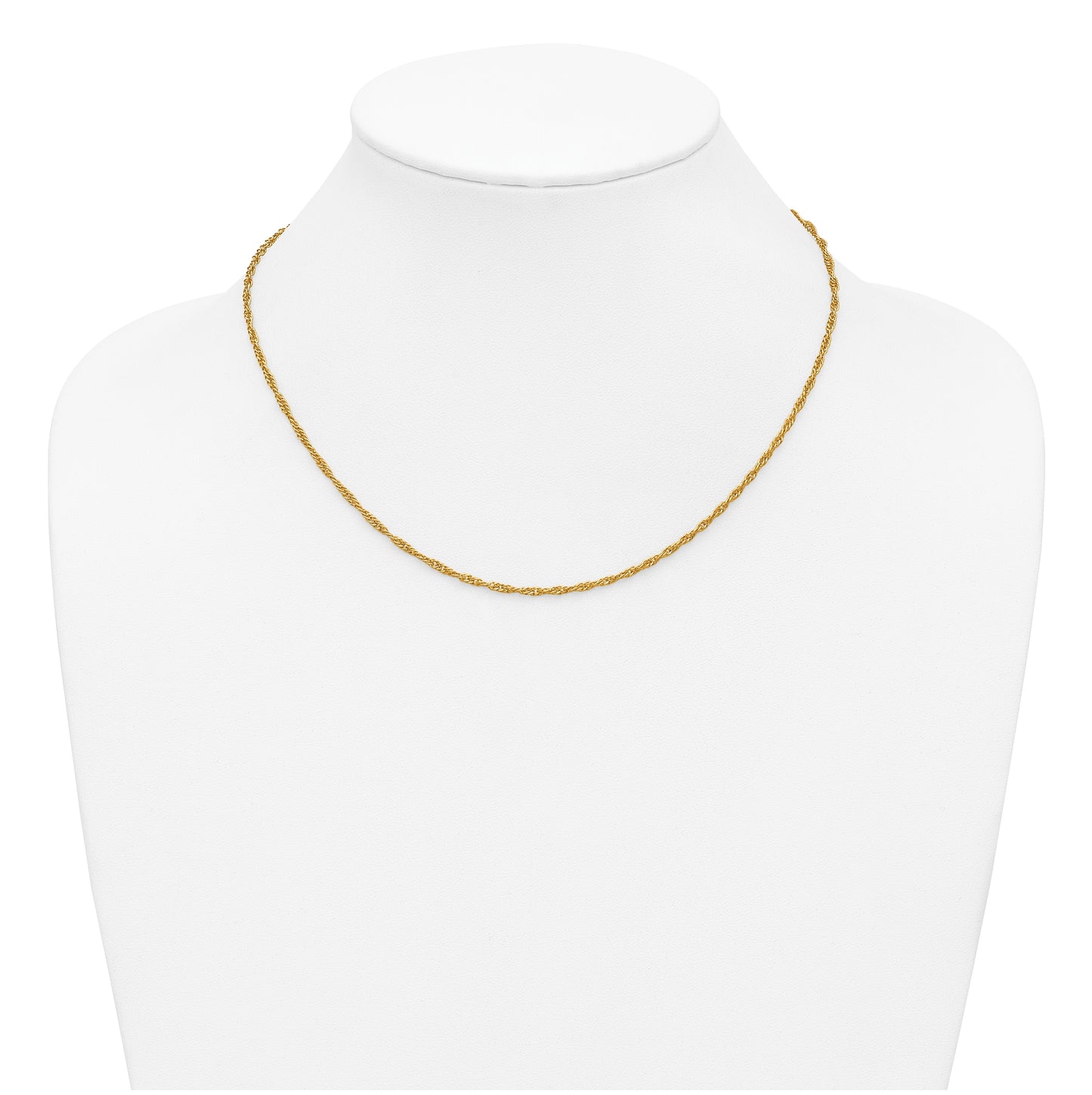 1/20 14K Gold Filled Singapore with Lobster Clasp Chain