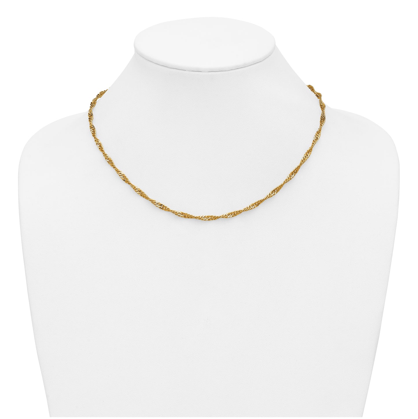 1/20 14K Gold Filled Singapore with Lobster Clasp Chain