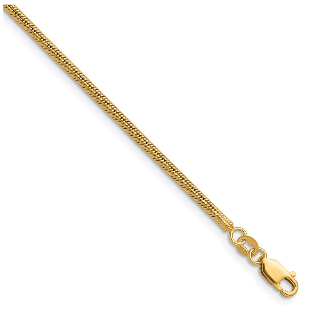 1/20 14K Gold Filled Snake with Lobster Clasp Chain