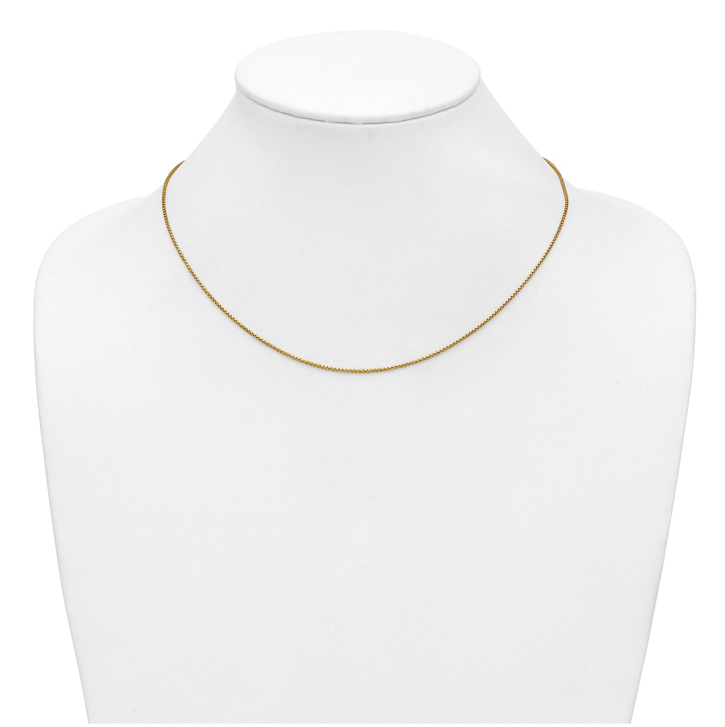 1/20 14K Gold Filled Rnd Venetian Box w/Lobster Clasp Chain