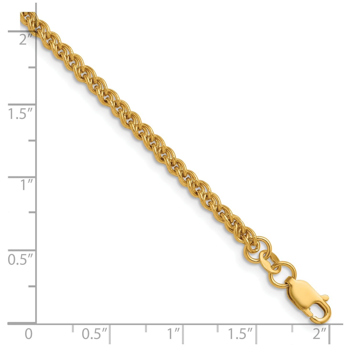 1/20 14K Gold Filled Wheat with Lobster Clasp Chain
