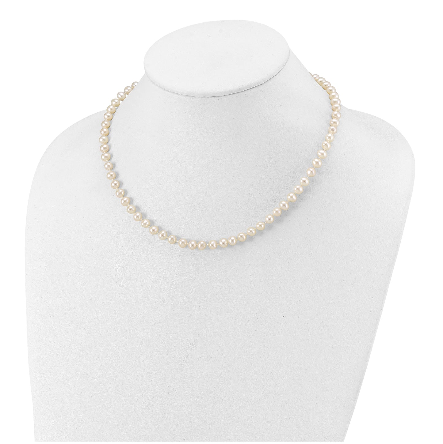 1/20 14K Gold Filled NearRound Freshwater Cultured Pearl Necklace
