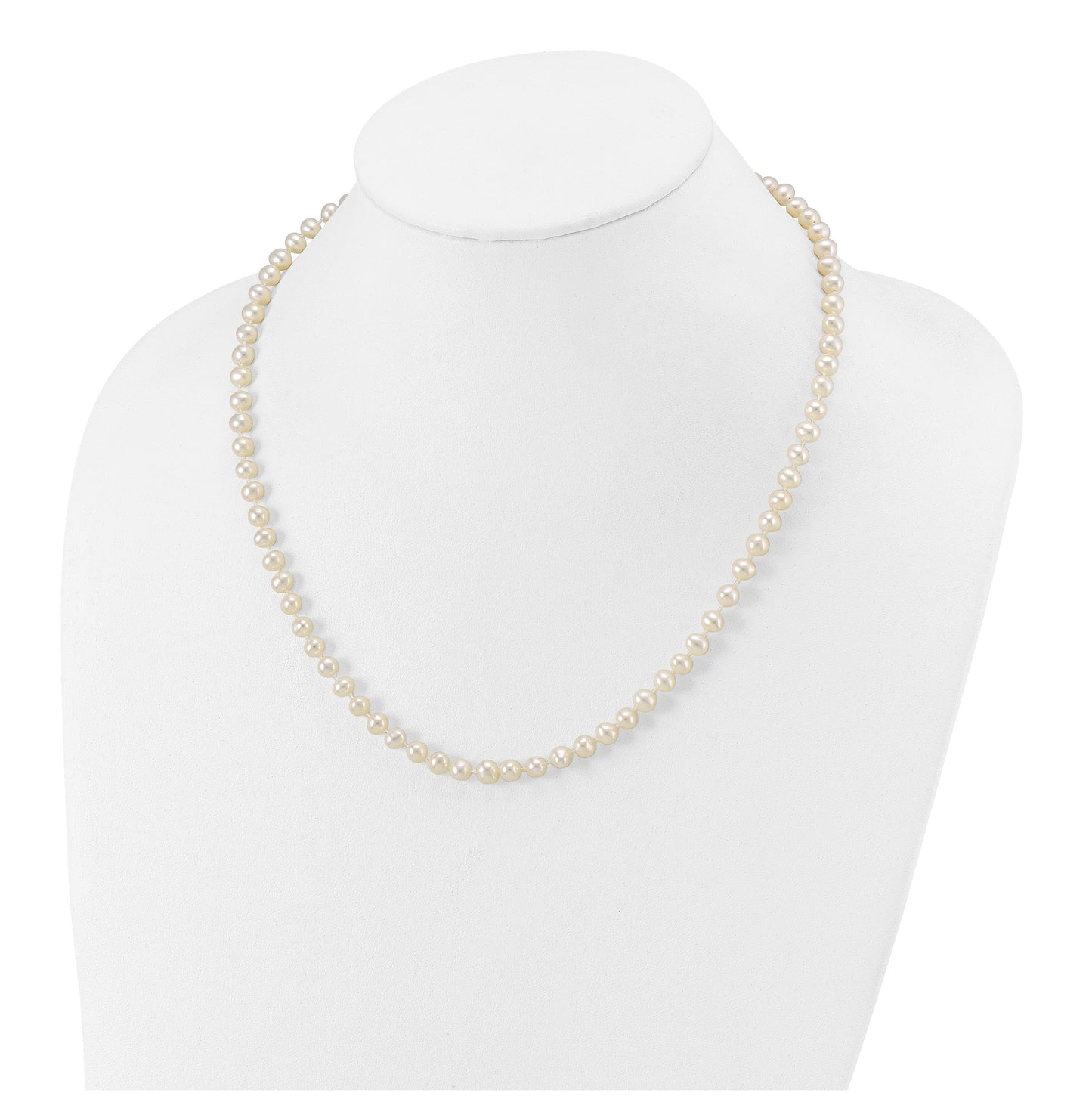 1/20 14K Gold Filled NearRound Freshwater Cultured Pearl Necklace