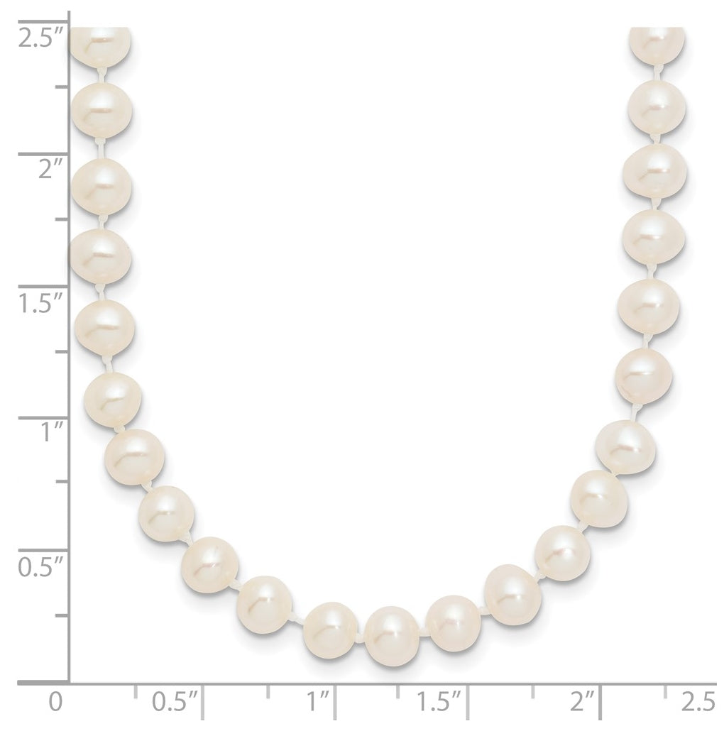 1/20 14K Gold Filled NearRound Freshwater Cultured Pearl Necklace