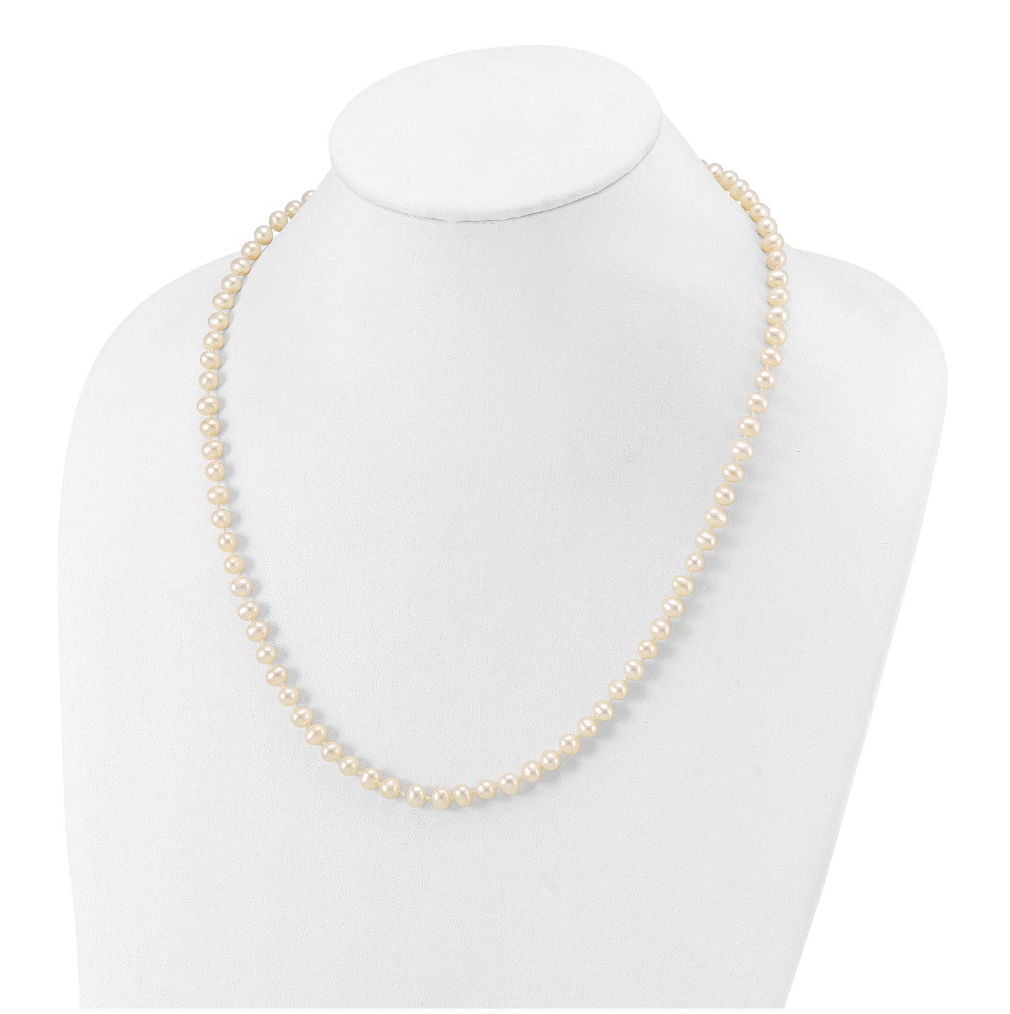 1/20 14K Gold Filled NearRound Freshwater Cultured Pearl Necklace